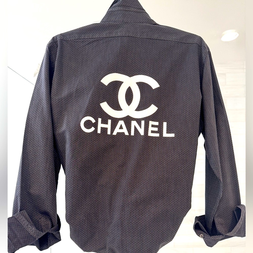 shirt-jacket with white CC Logo - Picture 1 of 8